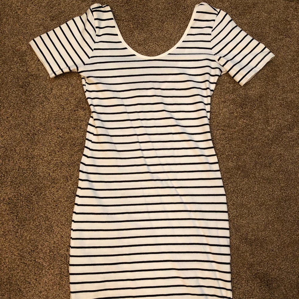 Striped T-shirt dress